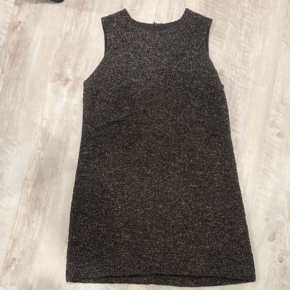 J. Jill Elegant Brown Sleeveless Dress